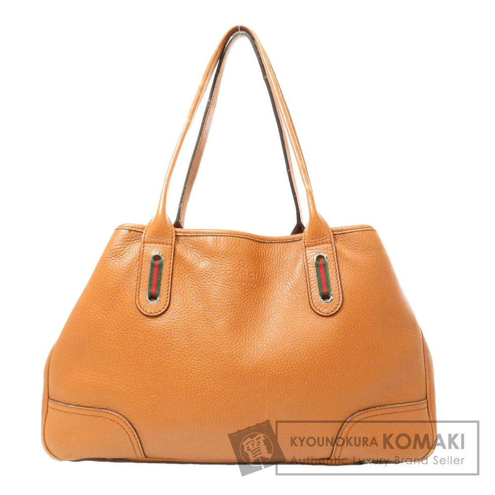 Gucci Motif Leather Bag Tote - Picture 2 of 11